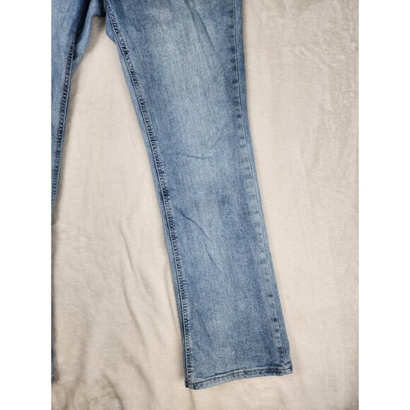 Silver Jeans Womens 32"x30.5" Elyse Slim Boot Cut Pants Stretch Blue Denim - Picture 4 of 16